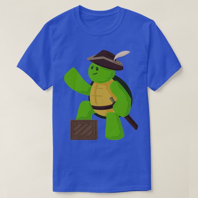 Pirat Turtle T Shirt (Design framsida)