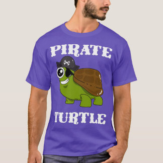 Pirat Turtle Turtle Snäcka T Shirt