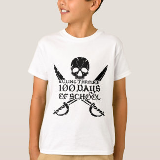 Pirat under 100 dagar med skolpojkar t shirt
