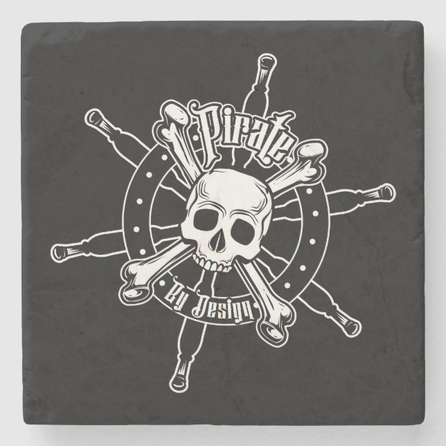 Pirat Underlägg sten (Framsidan)
