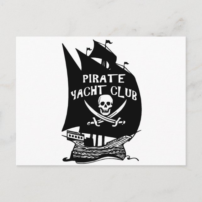 Pirat Yacht Klubb Vykort (Framsida)