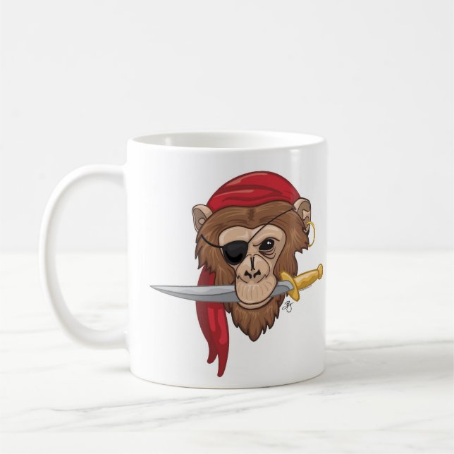 Piratapamugg Kaffemugg (Vänster)