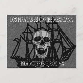 PiratasDelCaribeMexiicana Vykort