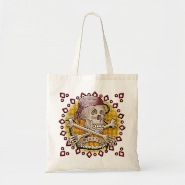Piratben Totebag Tygkasse (Framsidan)