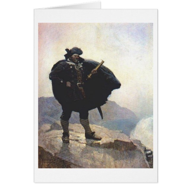 PiratBilly ben Hälsningskort (Framsidan)