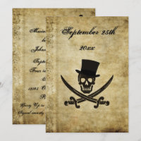 Piratbröllopsinbjudan