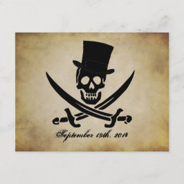 Piratbröllopsinbjudan Inbjudningar