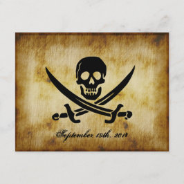 Piratbröllopsinbjudan Inbjudningar