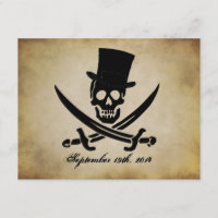 Piratbröllopsinbjudan