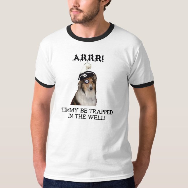 PiratCollie T-shirt (Framsida)