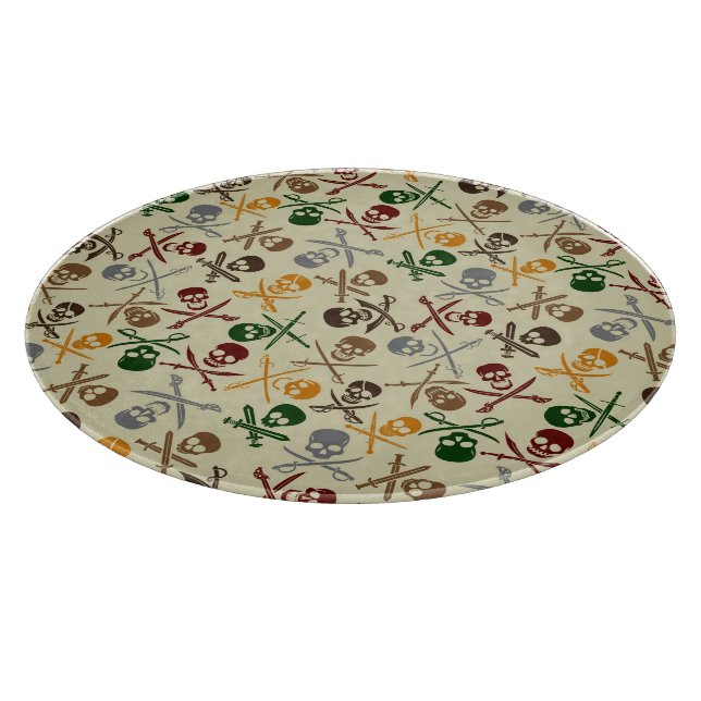 Piratdöskallar med korsade svärd (Hörn)