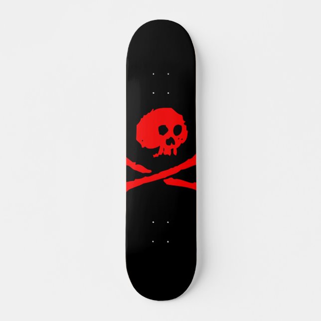 Piratdöskalle skateboard (Framsida)