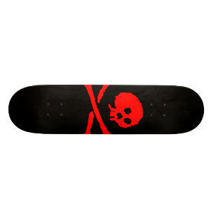 Piratdöskalle skateboard bräda 19,5 cm