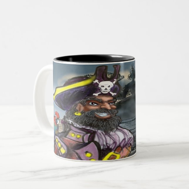 Piratdröm Tvåtons Kaffemugg (Framsida vänster)
