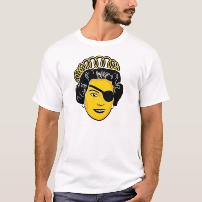 Piratdrottning Elizabeth T-shirt (Framsida)