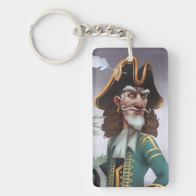 Pirate101 kapten Avery Nyckelring (Framsidan)