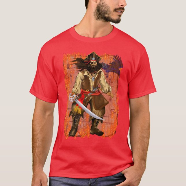 *Pirate-Big och dåliga med kartan Tee (Framsida)
