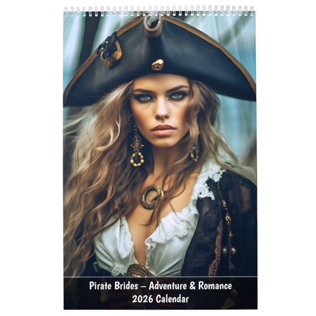 Pirate Brides – Adventure & Romance 2026 Calendar Kalender (Omslag)