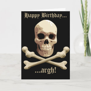 Pirate Club - Skull och Crossbone Kort