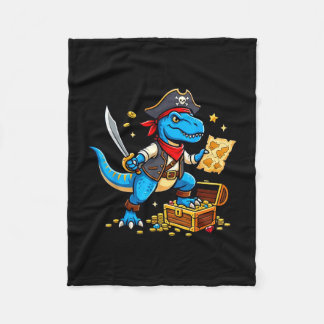 Pirate dinosaur t rex boys girls kids funny fleecefilt