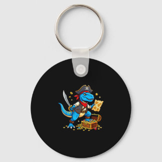 Pirate dinosaur t rex boys girls kids funny nyckelring