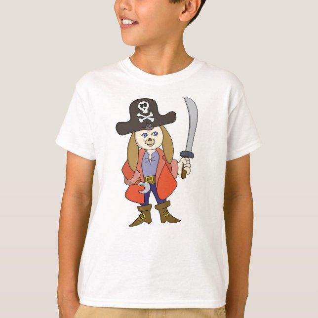 Pirate Dog T Shirt (Framsida)