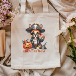 Pirate French Bulldog Halloween Frenchie Mom Tygkasse