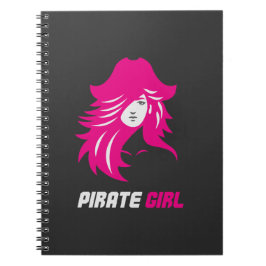 Pirate Girl Baddie Aesthetic Anteckningsbok