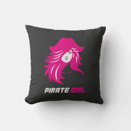 Pirate Girl Baddie Aesthetic Kudde