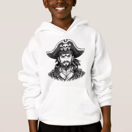Pirate head with hat sailor and Eye Patch and Bear T Shirt