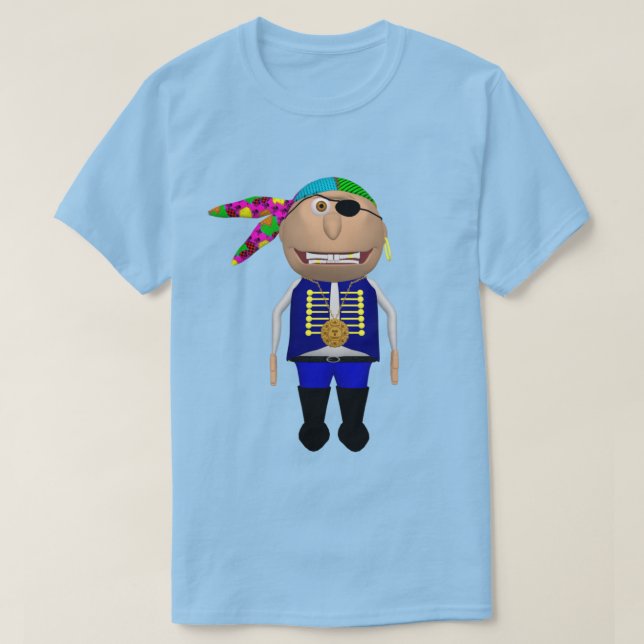 Pirate Johnny T-shirt (Design framsida)