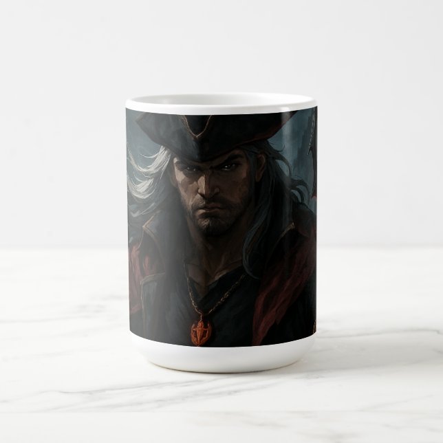 Pirate King Mug – Dark Fantasy Anime Coffee Cup Kaffemugg (Center)