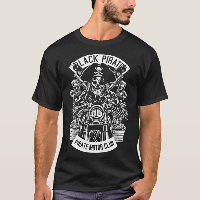 Pirate motor club t shirt (Framsida)