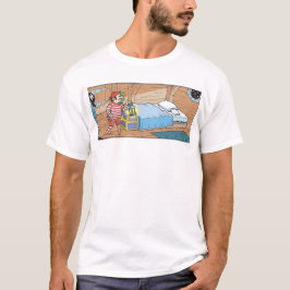 Pirate & Parrot have separate pillows for bedtime T Shirt