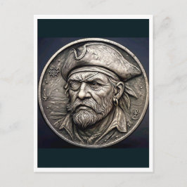 Pirate. Postcard Vykort
