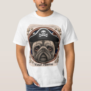 Pirate Pug t-shirt