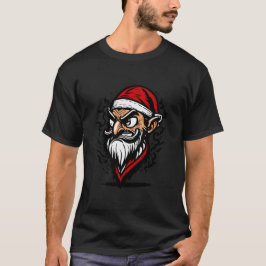 Pirate Santa Face For Christmas T Shirt
