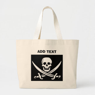 Pirate Skull and Swords Jumbo Tygkasse