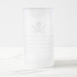 PirateLife GlassSteinMug Frostat Ölglas
