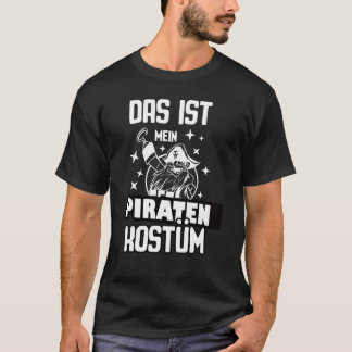 Piraten Kostüm Karneval T Shirt