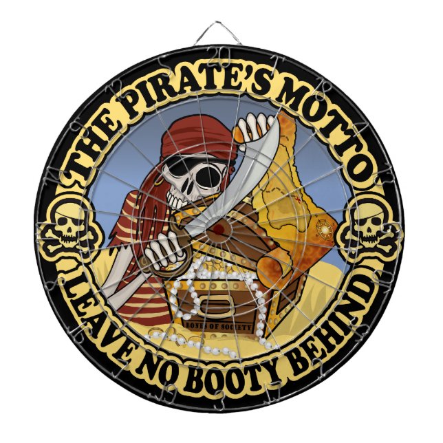 Piraten Motto Darttavla (Framsidan)
