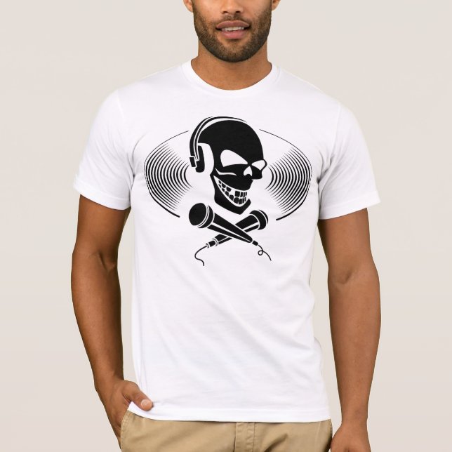 Piraten radiosände t-shirt (Framsida)