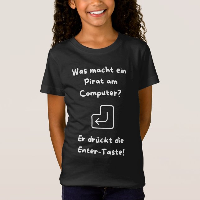 Piraten-Style für Tech-Fans! T Shirt (Framsida)