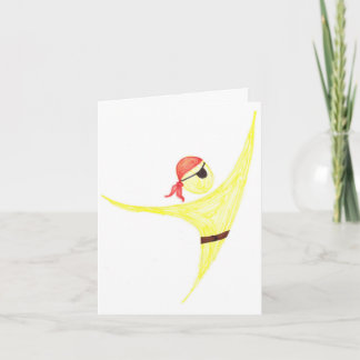 Piraten tackar dig tack kort