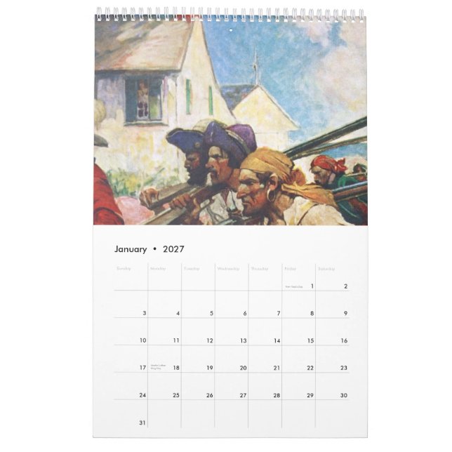 Pirater 2015 kalender (Jan 2027)