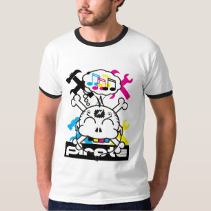 pirater 4 färg processaa t shirt