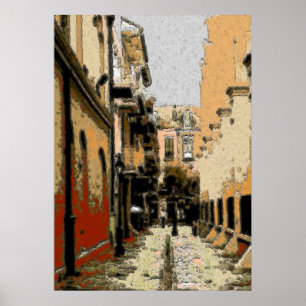Pirater Alley Fransk Quarter Poster