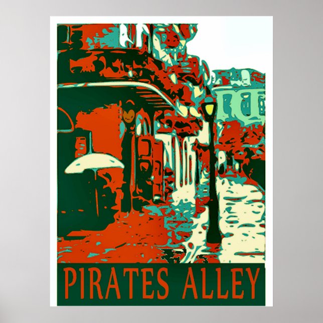 Pirater Alley Poster (Framsidan)
