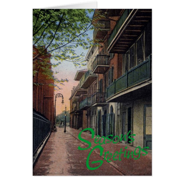 Pirater Alley SG1 Grönt Hälsningskort (Framsidan)