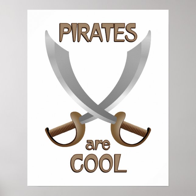 Pirater är Coola Poster (Framsidan)
